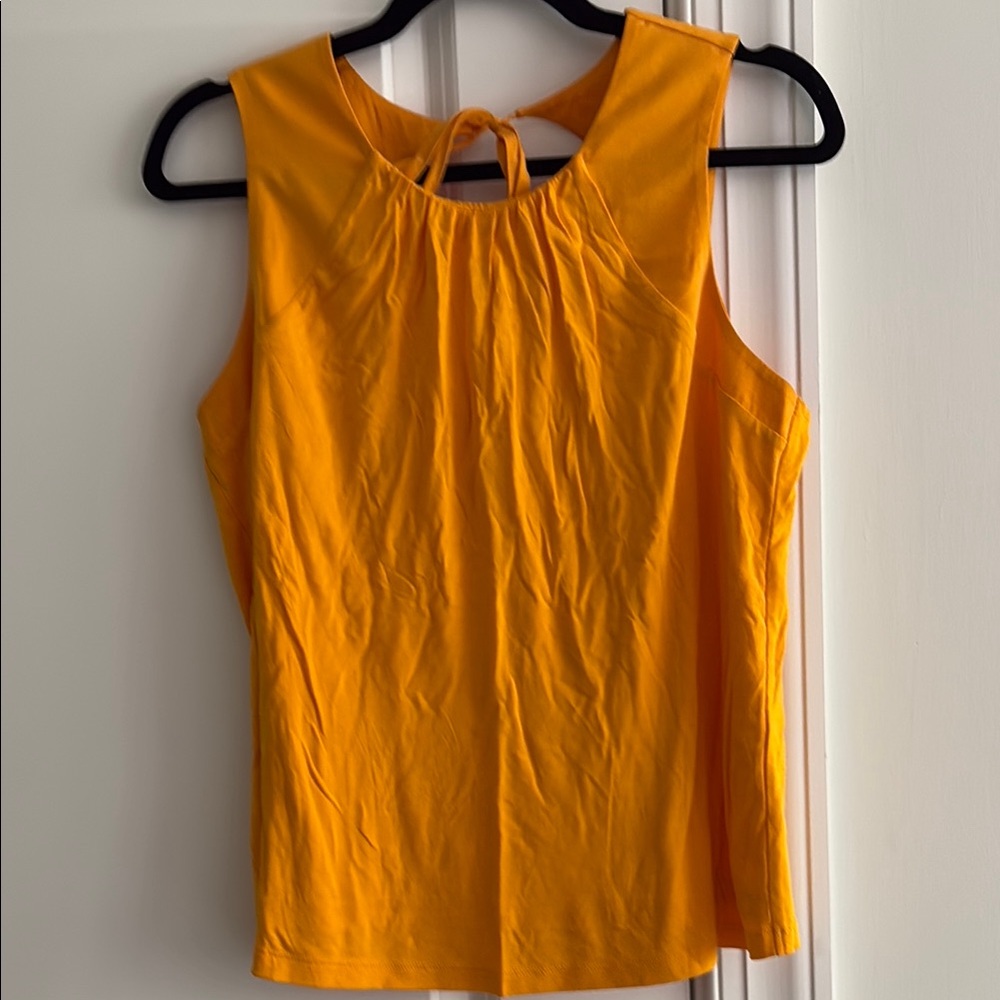 Banana Republic Women's Tank Top in Bright Orange